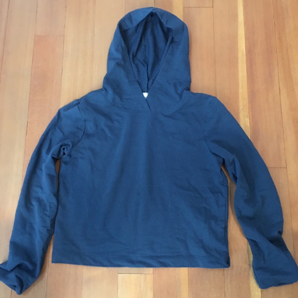 Cute blue cropped hoodie!